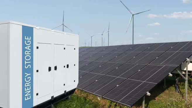 PV_Anlage mit Speicherkasten