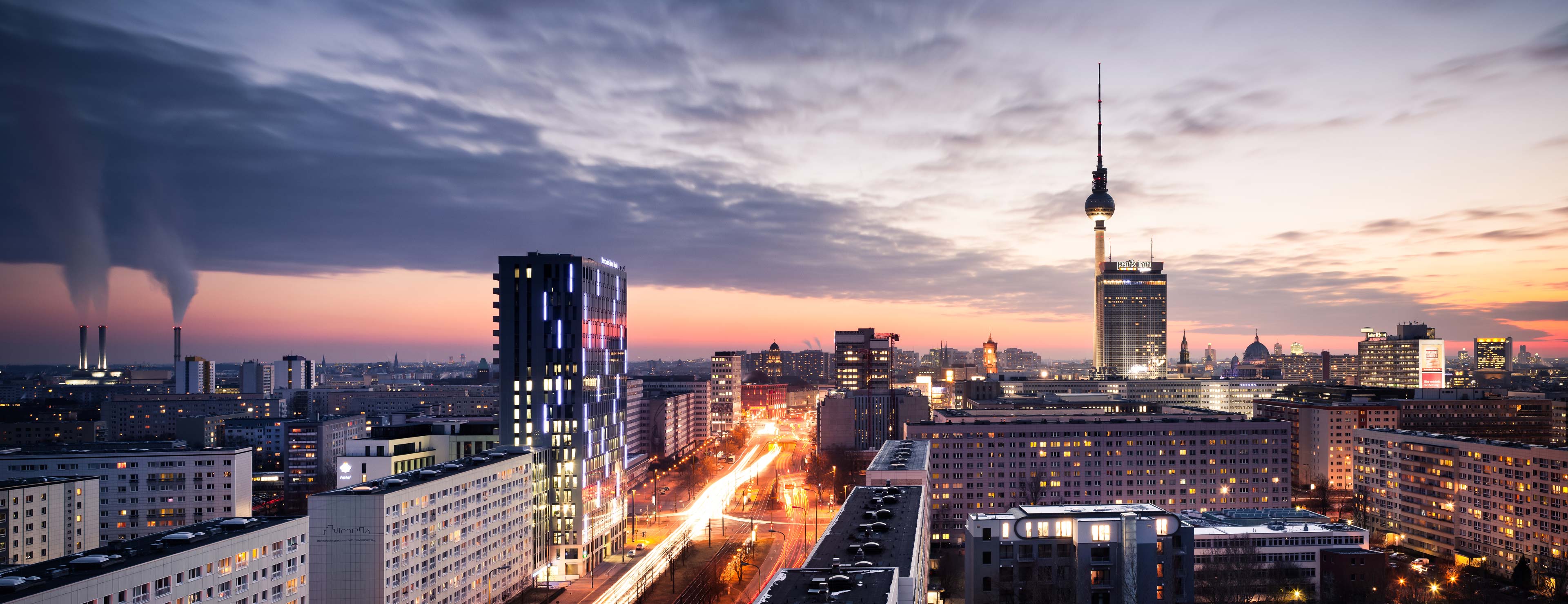 Blick auf die Berliner Skyline