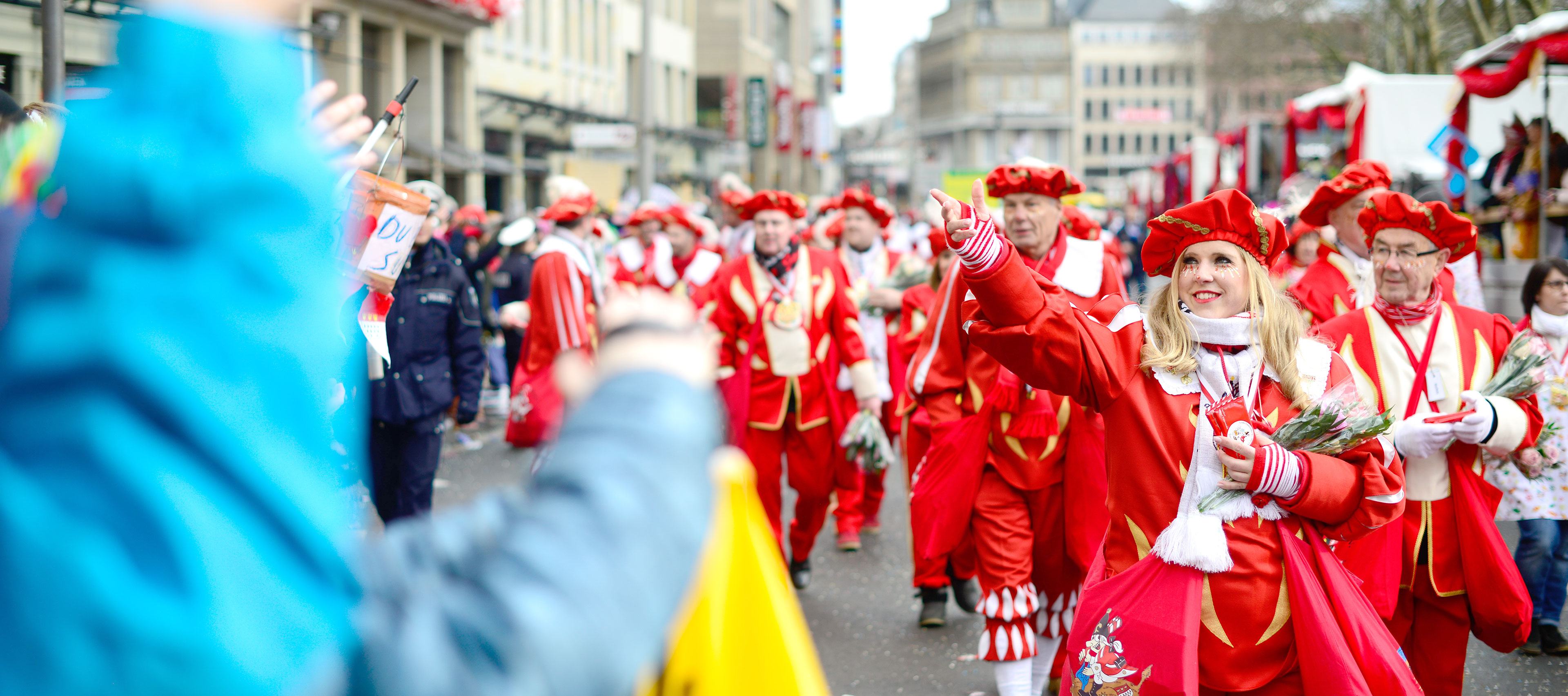 Gruppe im Karnevalszug