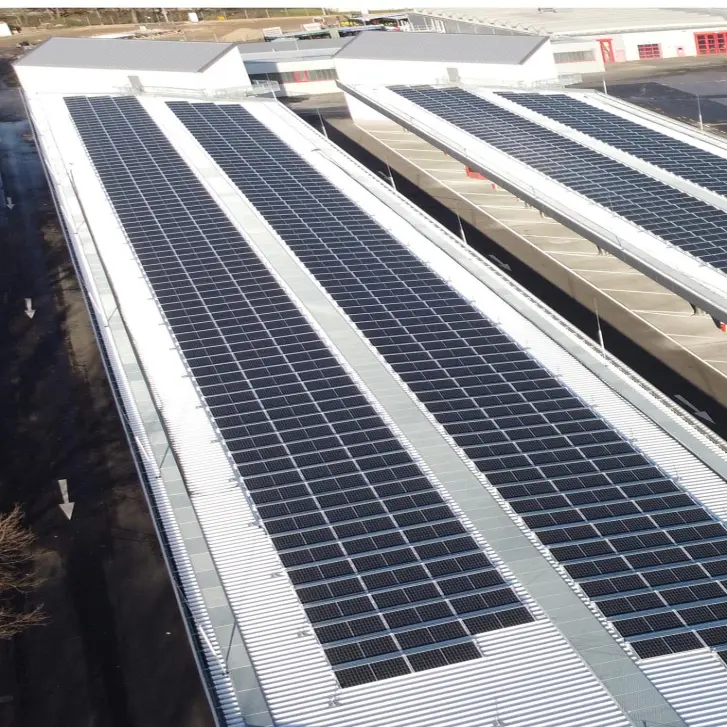 Aufdachanlage KVB Betriebshof Nord