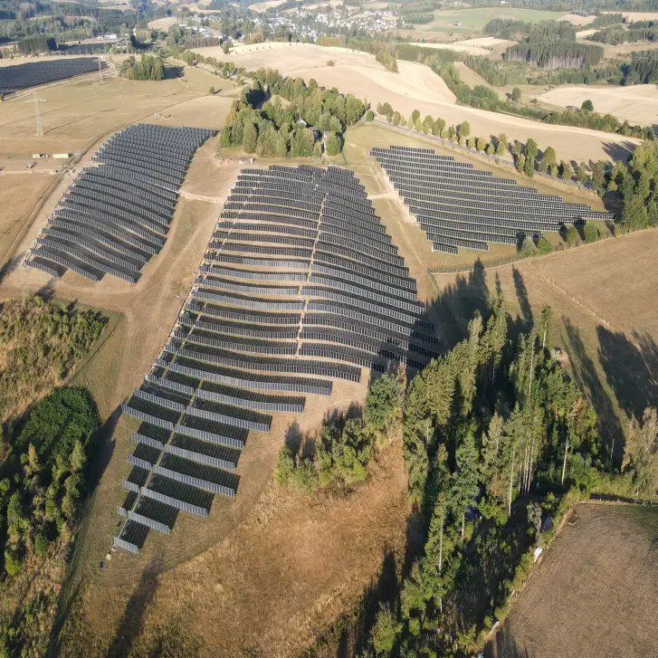 Im Bau: Agri-PV-Anlage Kell am See