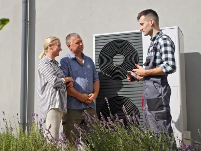 Beratung für eine Wärmepumpe
