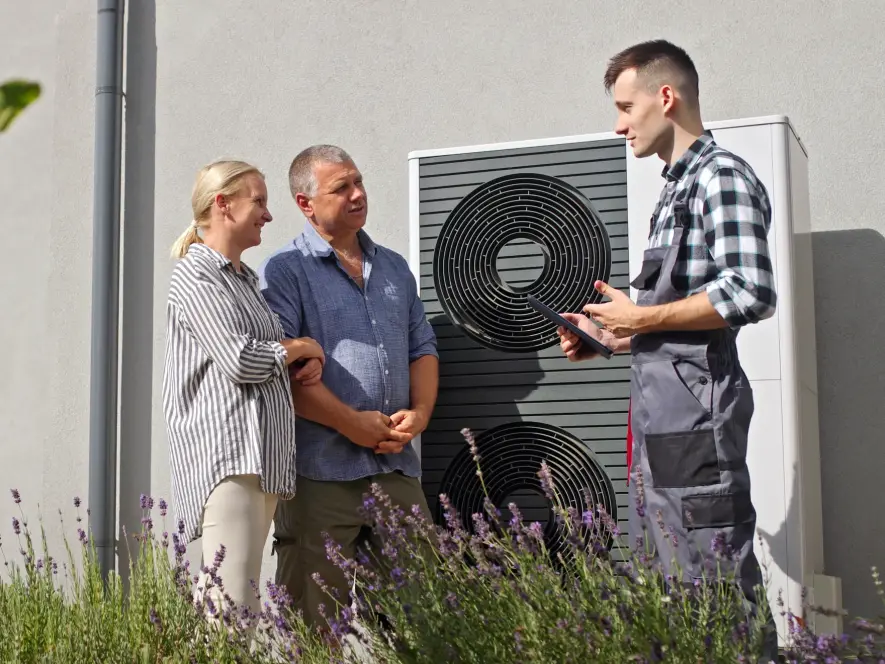 Beratung für eine Wärmepumpe