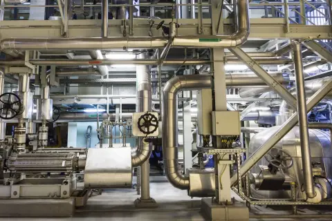 Eine Produktionsanlage