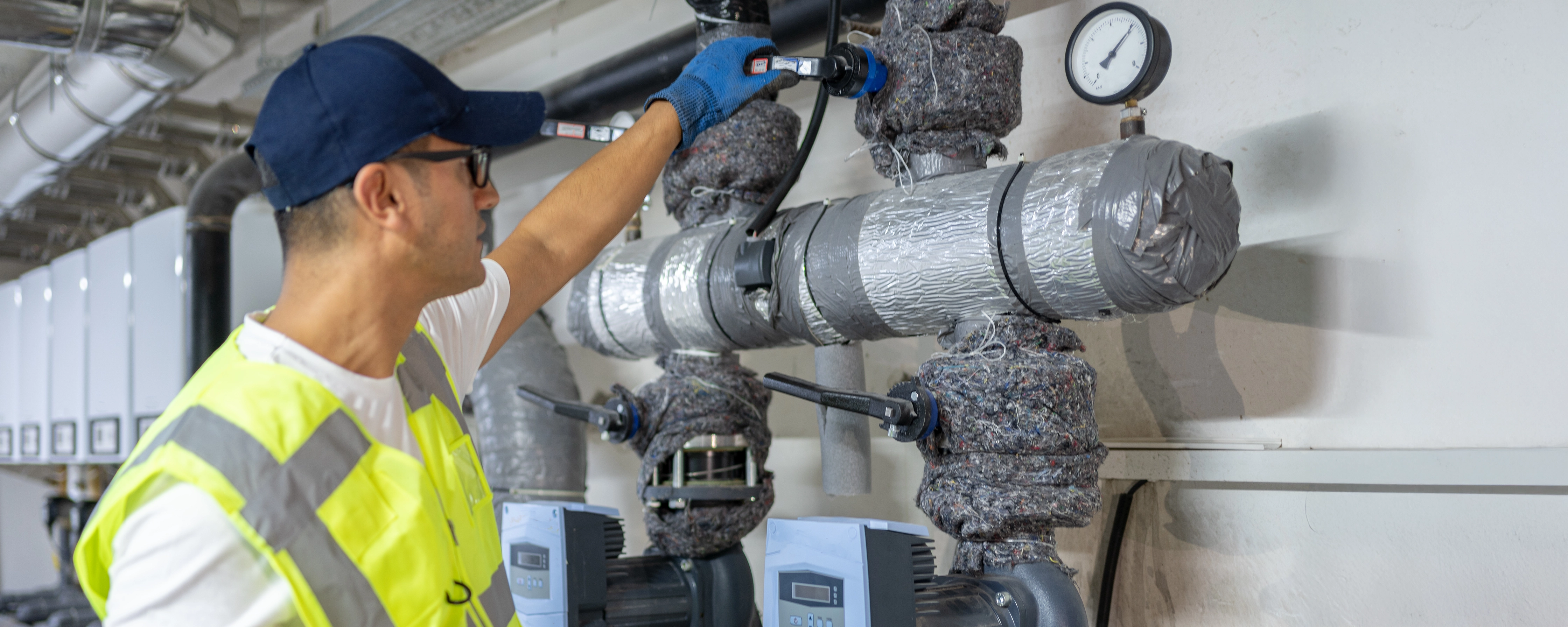 Monteur in der Anlage