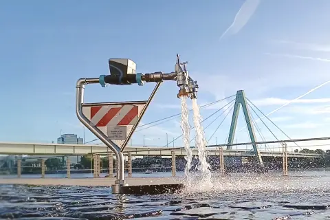 Wasserhahn für Baustellen, Volksfeste und Veranstaltungen
