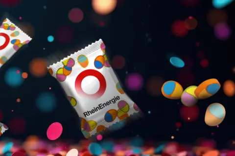 Wurfmaterial der RheinEnergie