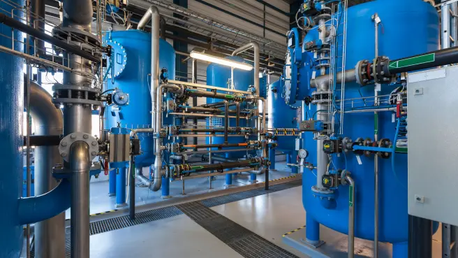 Kessel in der Brauerei