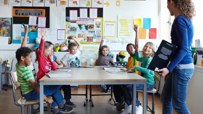 Kinder im Energieunterricht