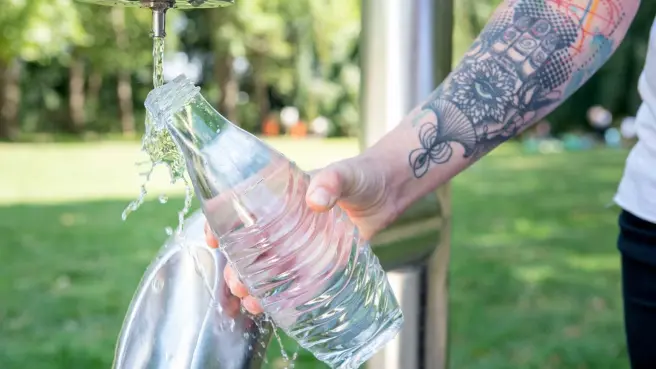 Trinkwasserbrunnen im Blücherpark