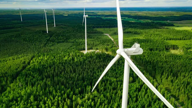 Windparks liefern Erneuerbare Energien für den Ökostrom