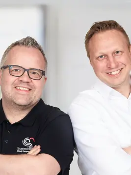 Lars Baumgarten und Erik Schubert