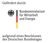 Förderlogo des Bundesministeriums für Wirtschaft und Energie