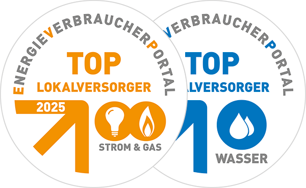 Siegel als TOP Lokalversorger