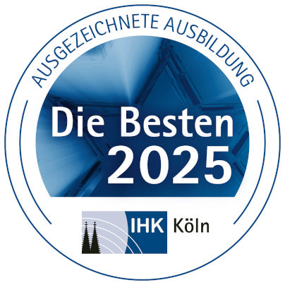 IHK Köln "Ausgezeichnete Ausbildung, Die Besten 2025"