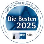IHK Köln "Ausgezeichnete Ausbildung, Die Besten 2025"
