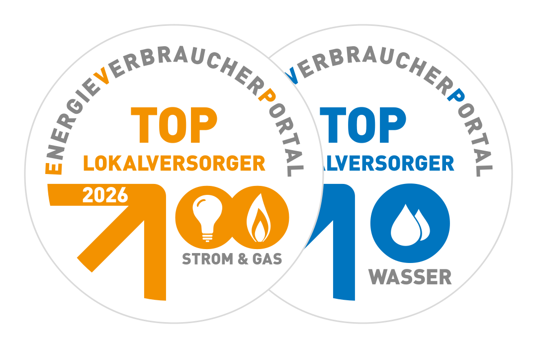 Auszeichnung Top Lokalversorger 2025 (Strom und Gas, Wasser)