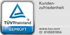 Auszeichnung TÜV Rheinland Geprüft (Kundenzufriedenheit)
