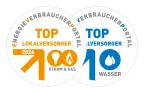Auszeichnung Energie-Verbraucher-Portal Top-Lokalversorger 2025 (Strom, Gas & Wasser)