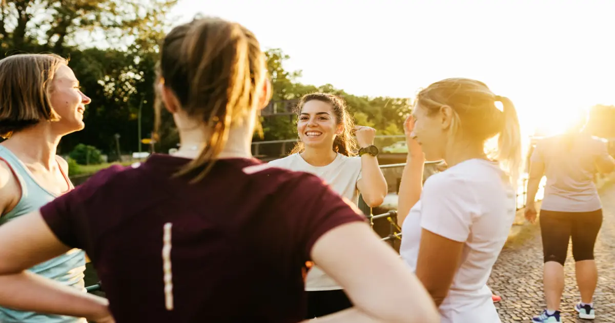 Gruppe Frauen beim Sport