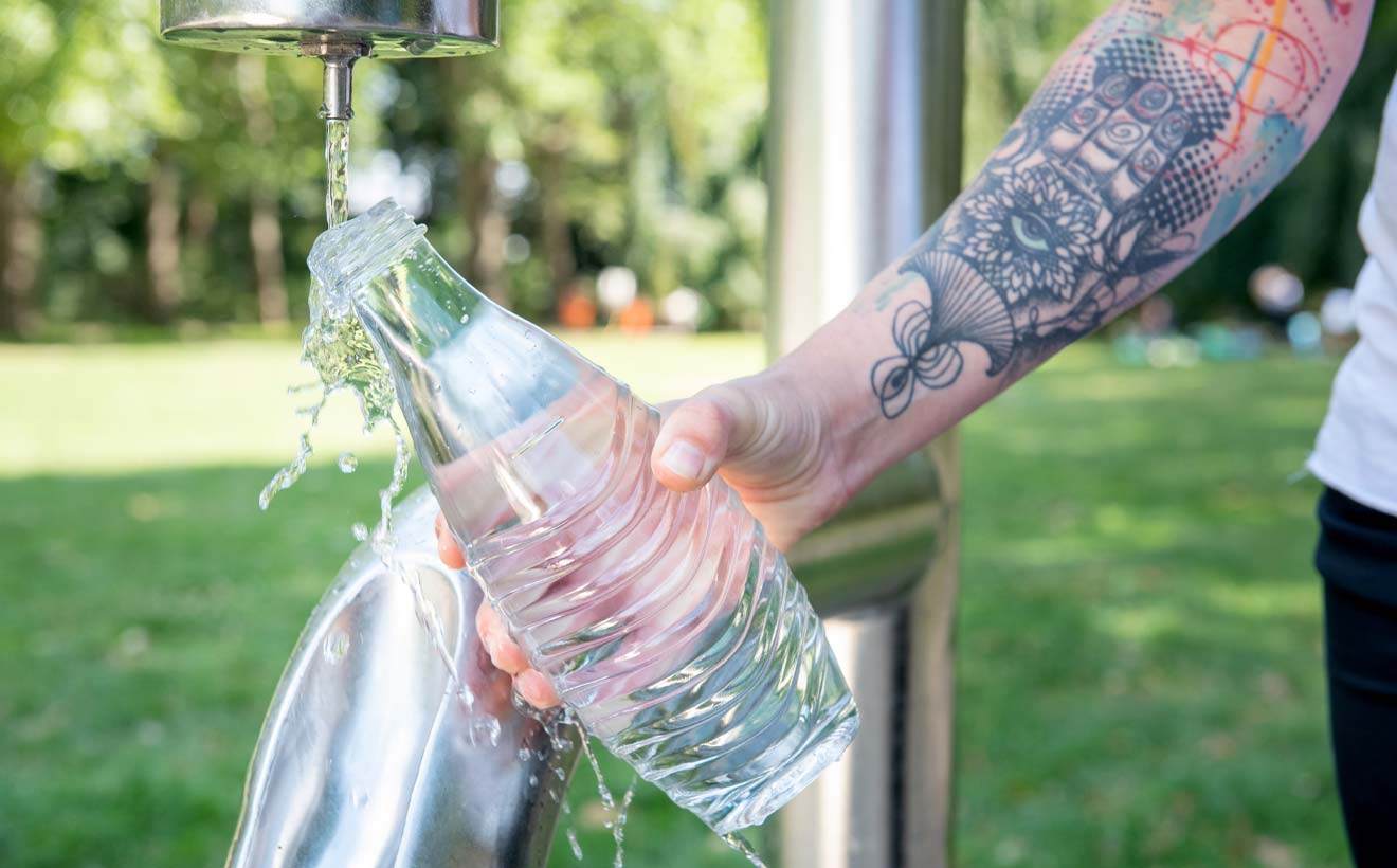 Trinkwasserbrunnen im Blücherpark