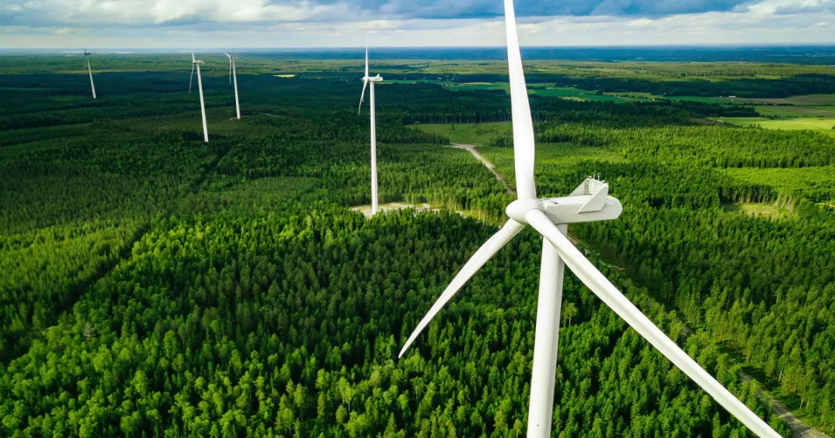 Windparks liefern Erneuerbare Energien für den Ökostrom