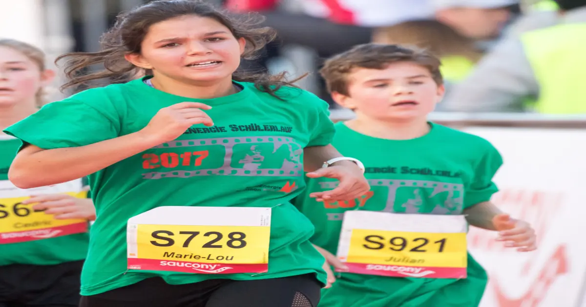 Kinder beim Schulmarathon