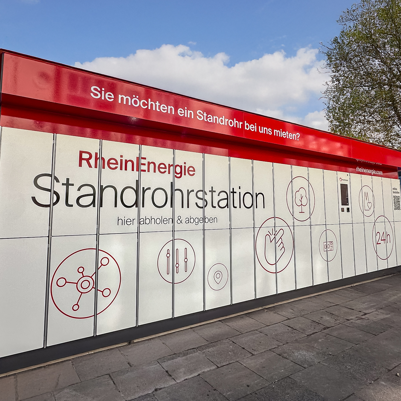 Standrohrausgabestation der RheinEnergie