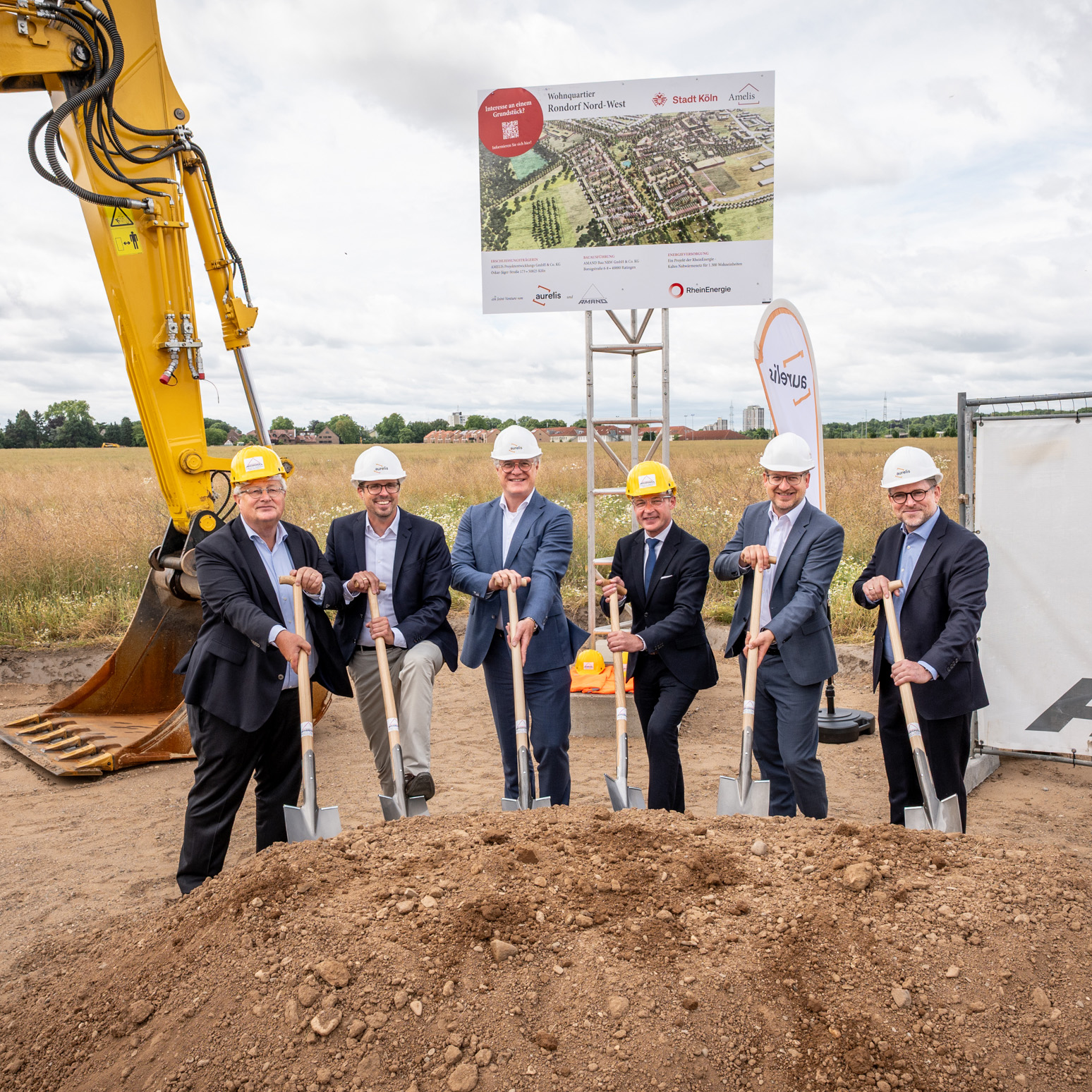 Spatenstich Wohnquartier Rondorf Nord-West