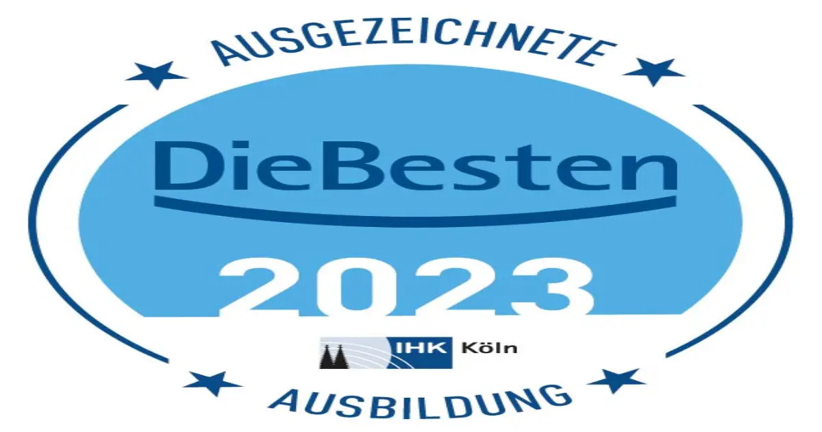 Siegel "Ausgezeichnete Ausbildung Die Besten 2023"
