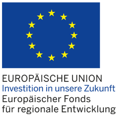 Auszeichnung Europäische Union, Investition in unsere Zukunft, Europäischer Fonds für regionale Entwicklung