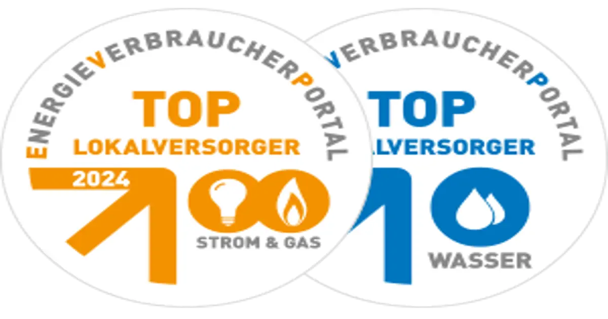 Auszeichnung Top Lokalversorger 2023 (Strom & Gas, Wasser)