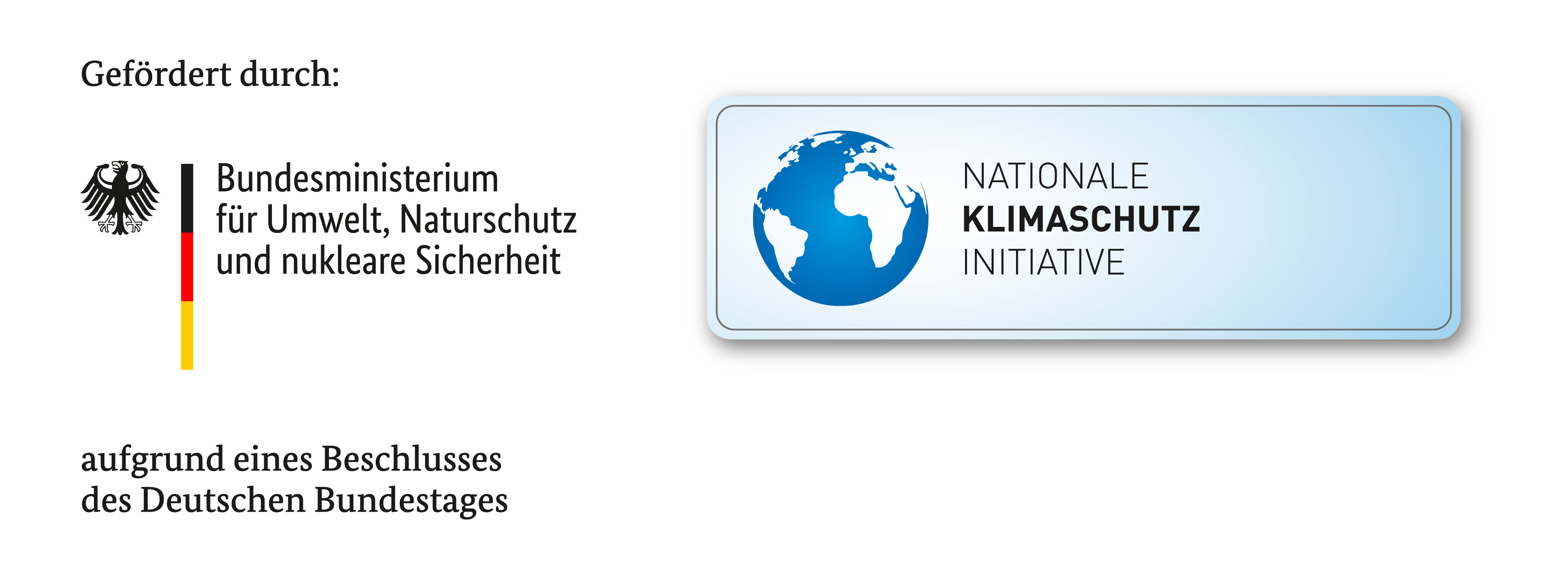 Logos BMU und NKI