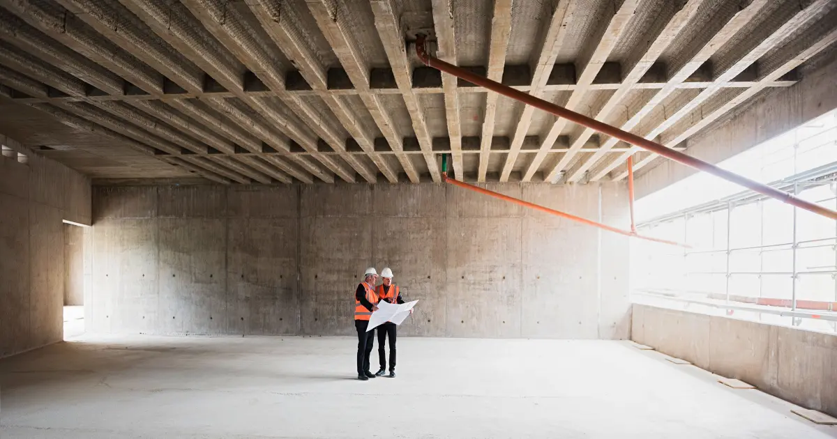 Baustelle, Lagerhalle