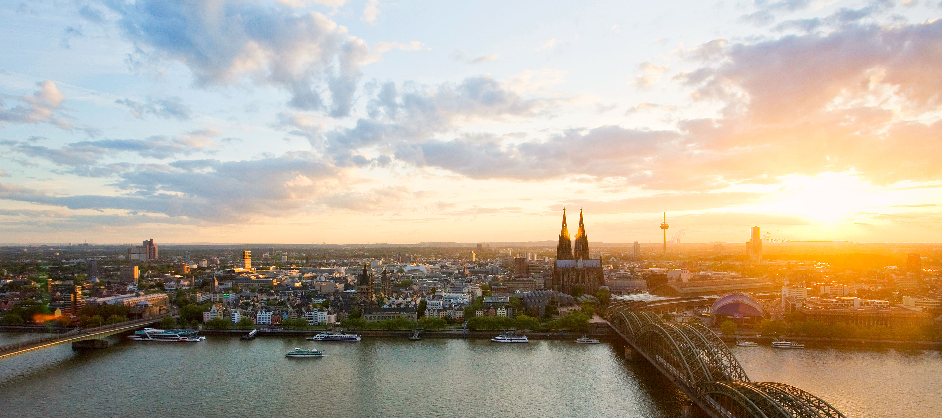 Blick auf Köln.