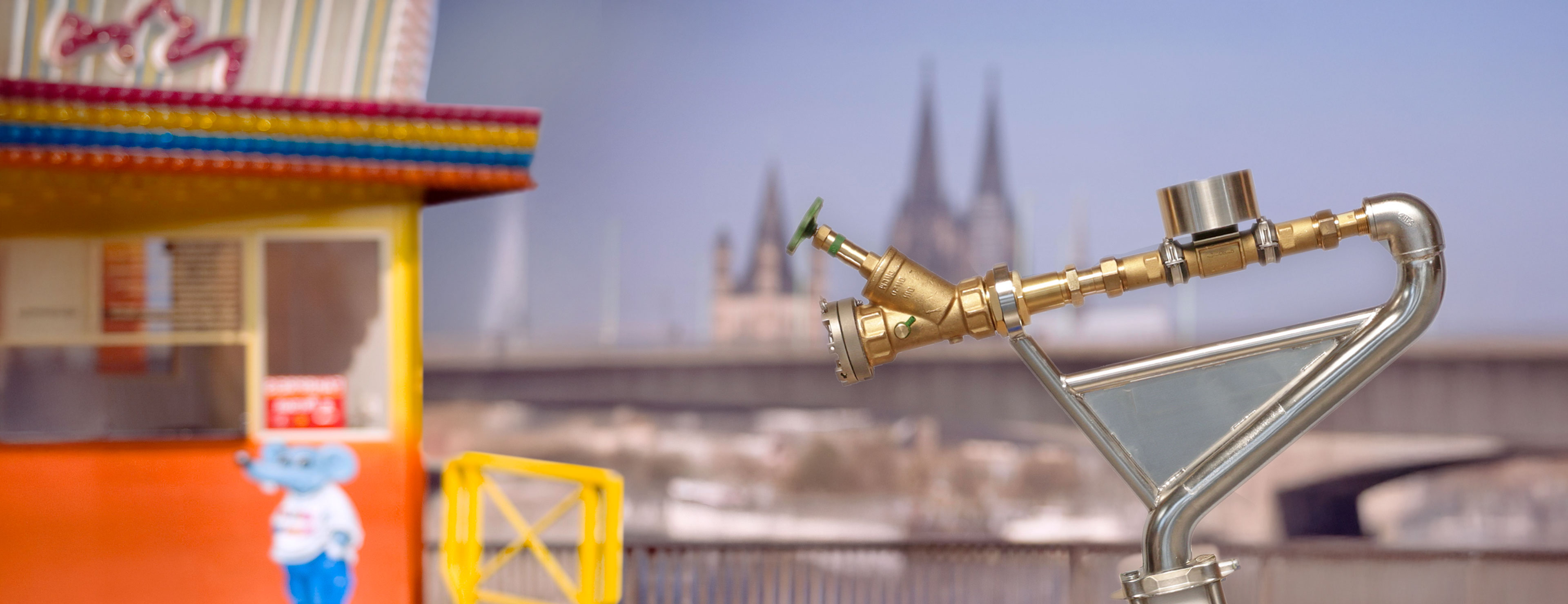 Wasserhahn für Baustellen, Volksfeste und Veranstaltungen